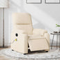 Dark grey fabric electric reclining wingback armchair