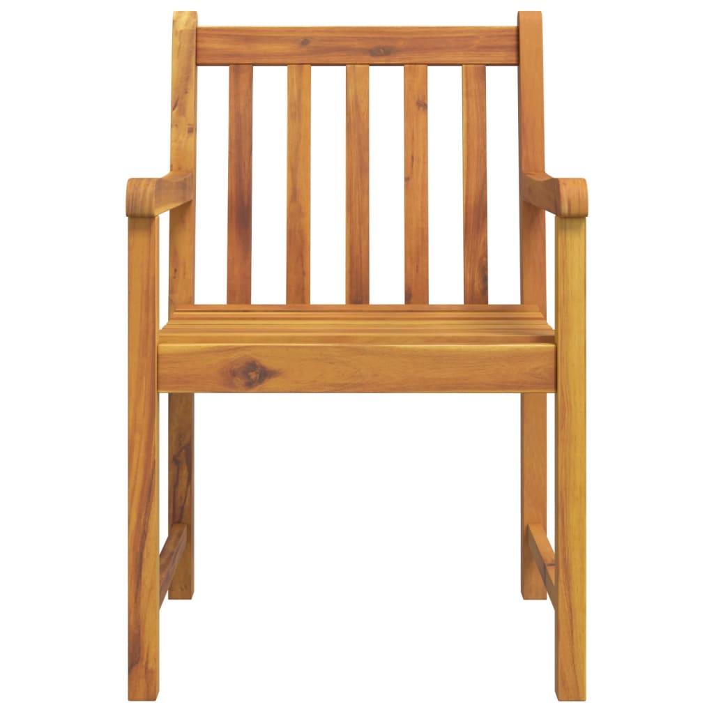 Sillas de jardín 4 uds madera maciza de acacia 56x55,5x90 cm