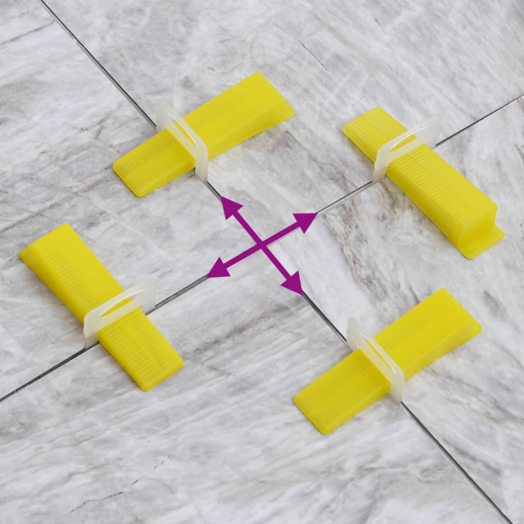 Calzos para nivelación de azulejos 1000 unidades 1 mm