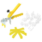 Sistema para nivelación de azulejos 250 cuñas 500 calzos 1 mm