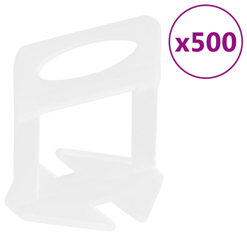 Sistema para nivelación de azulejos 250 cuñas 500 calzos 1 mm
