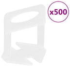 Sistema para nivelación de azulejos 250 cuñas 500 calzos 1 mm