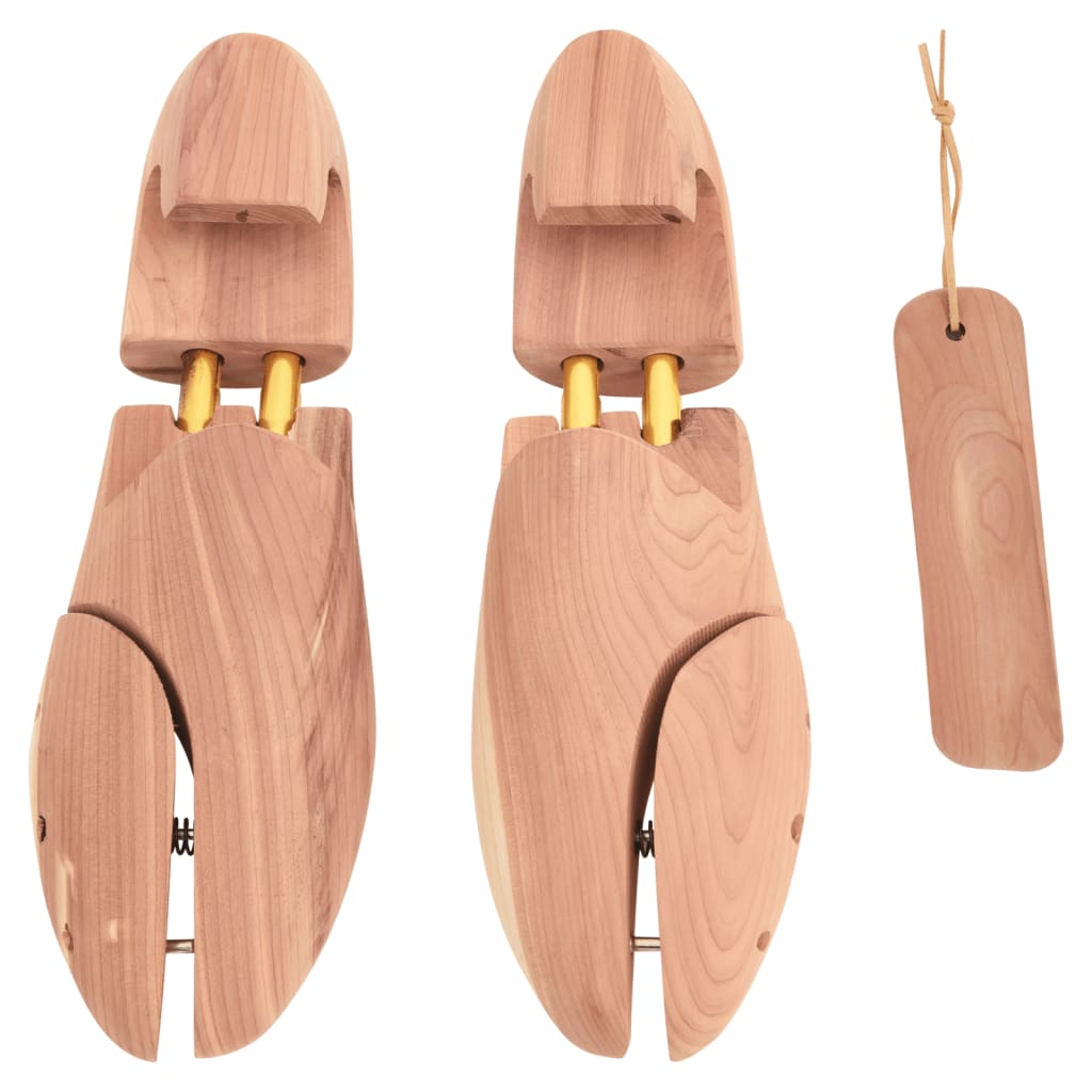 Estirador de zapatos con calzador EU 36-37 madera maciza cedro