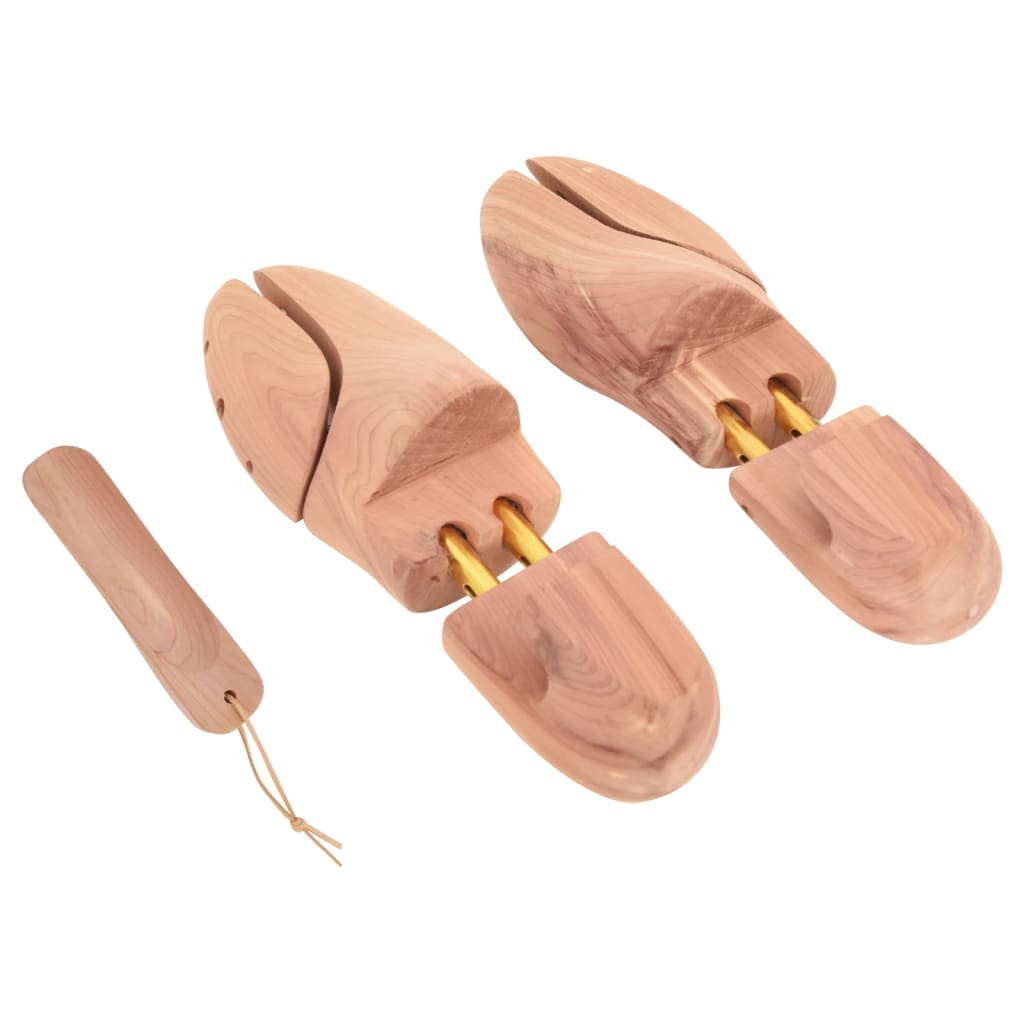 Estirador de zapatos con calzador EU 36-37 madera maciza cedro