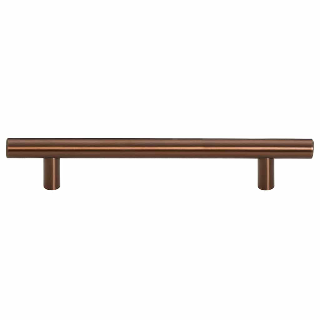 Tiradores para armarios 10 uds acero inoxidable bronce 128 mm