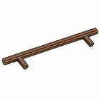 Tiradores para armarios 10 uds acero inoxidable bronce 128 mm