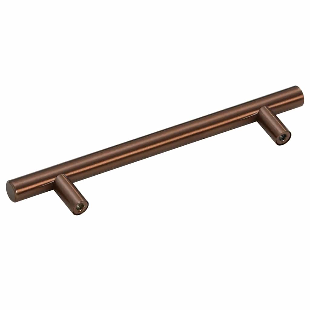 Tiradores para armarios 10 uds acero inoxidable bronce 128 mm