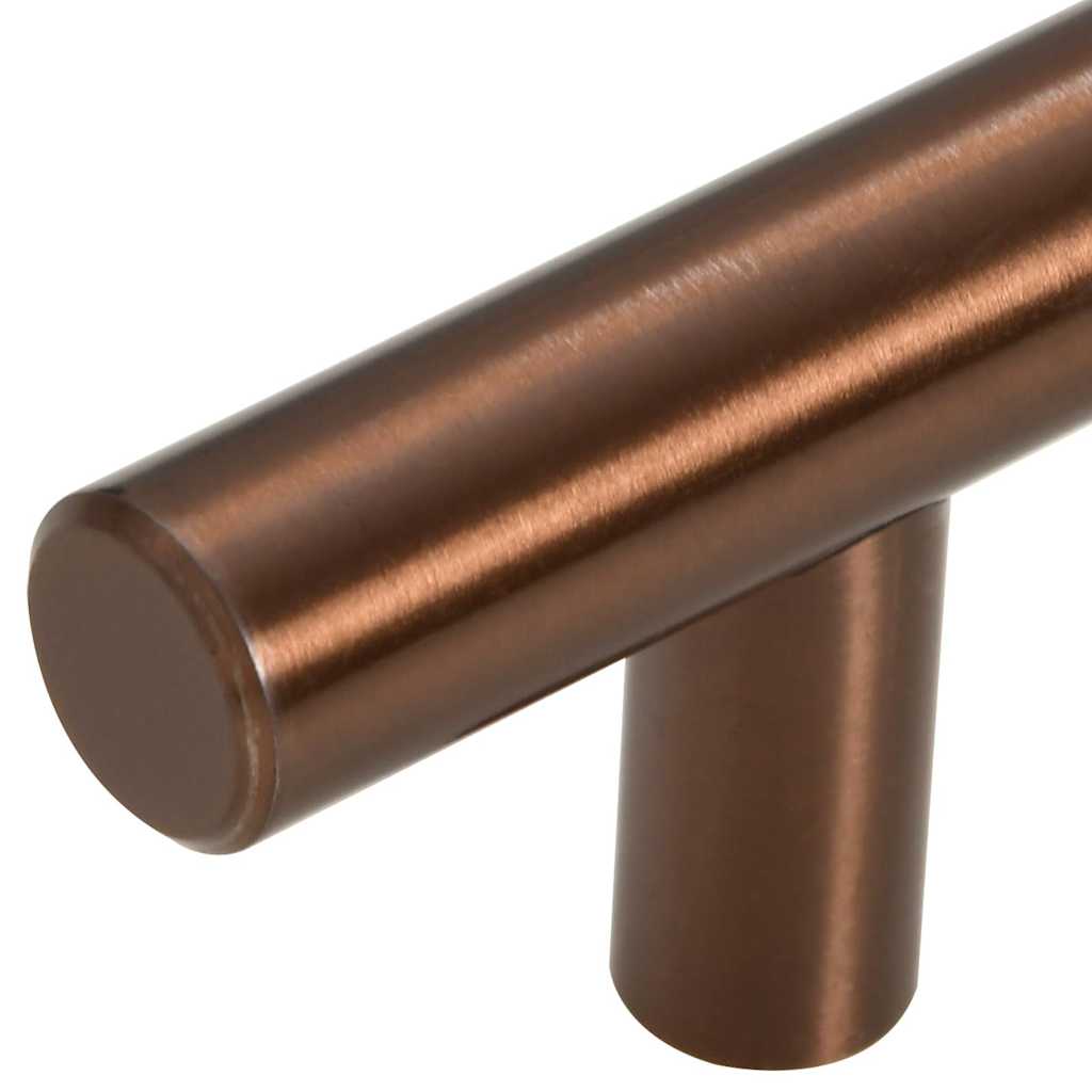 Tiradores para armarios 10 uds acero inoxidable bronce 128 mm