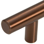 Tiradores para armarios 10 uds acero inoxidable bronce 128 mm