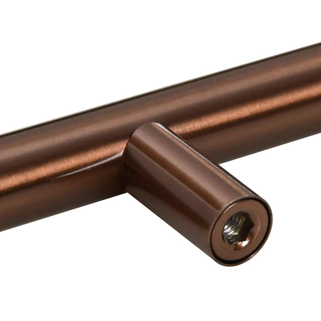Tiradores para armarios 10 uds acero inoxidable bronce 128 mm
