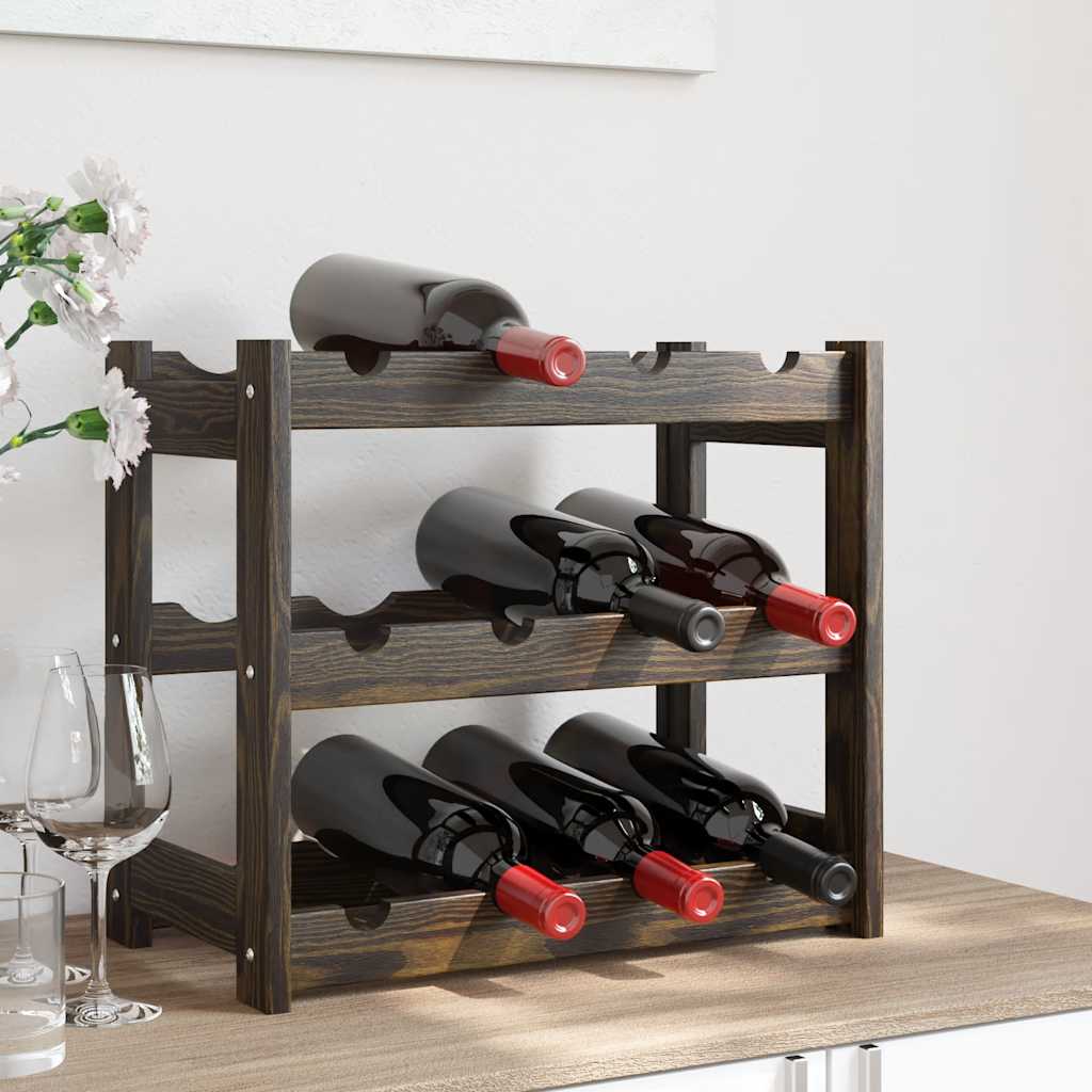 Botellero con tablero superior madera de pino 72,5x25x111,5 cm