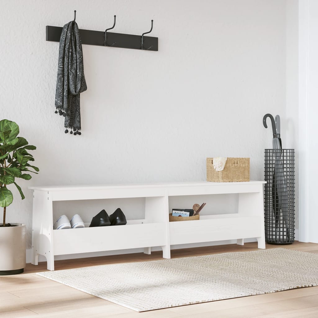 Banco 60x35x45 cm madera maciza de mango rugoso