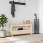 Banco 60x35x45 cm madera maciza de mango rugoso