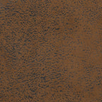 Banco con cojines ante sintético marrón 113x64,5x75,5 cm