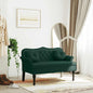 Banco com almofadas de veludo cinzento escuro 120,5x65x75 cm