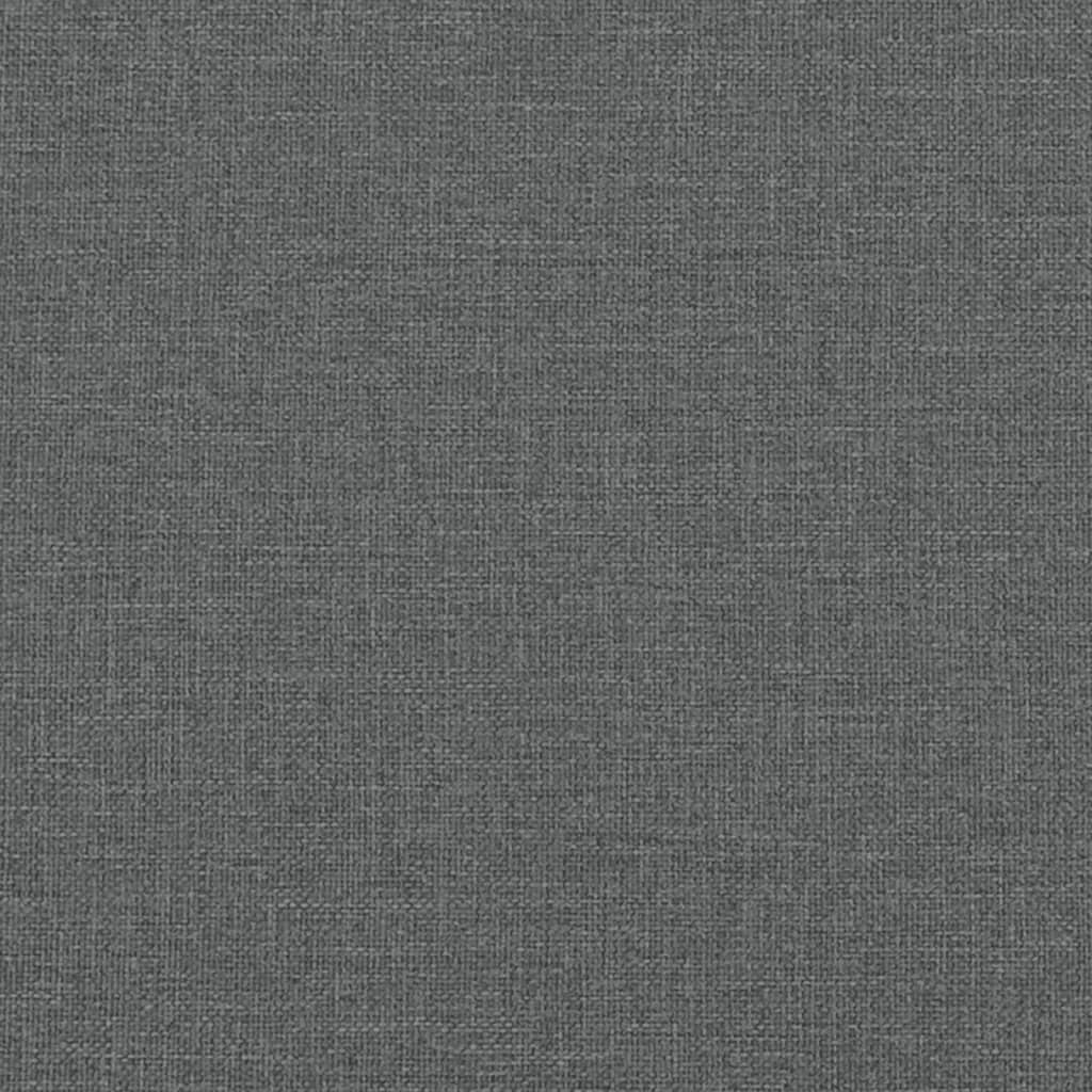 Sillón reclinable de tela gris oscuro