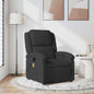 Sillón de masaje reclinable de tela gris taupé