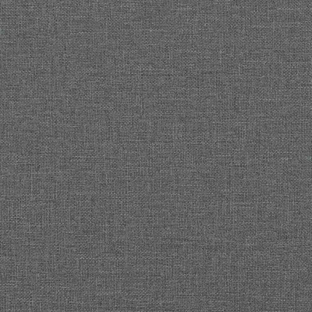 Sillón reclinable de tela gris oscuro