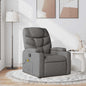 Sillón de masaje reclinable cuero sintético color capuchino