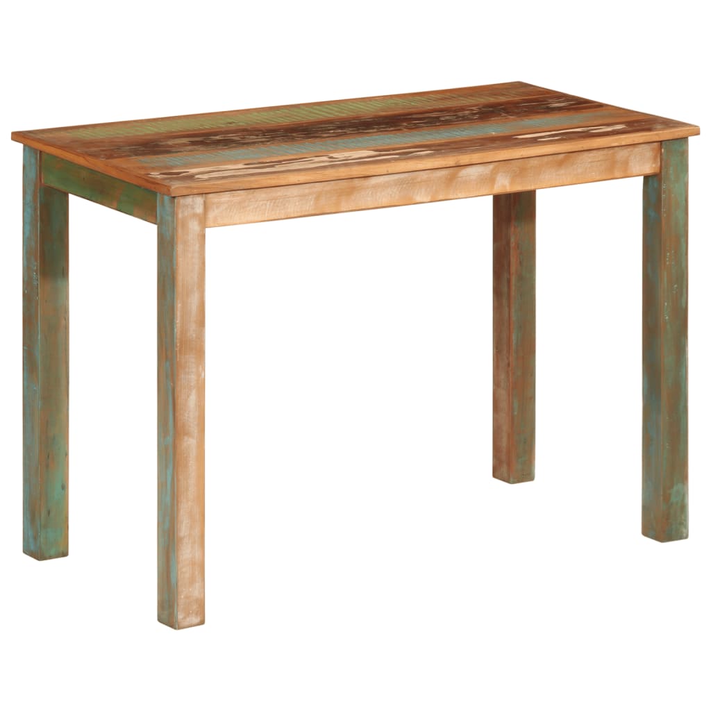 Mesa de comedor madera maciza de acacia 110x55x76 cm