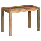 Mesa de comedor madera maciza de acacia 110x55x76 cm
