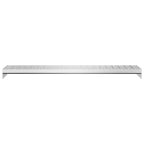 Peldaño de rejilla acero galvanizado 100x24x7 cm