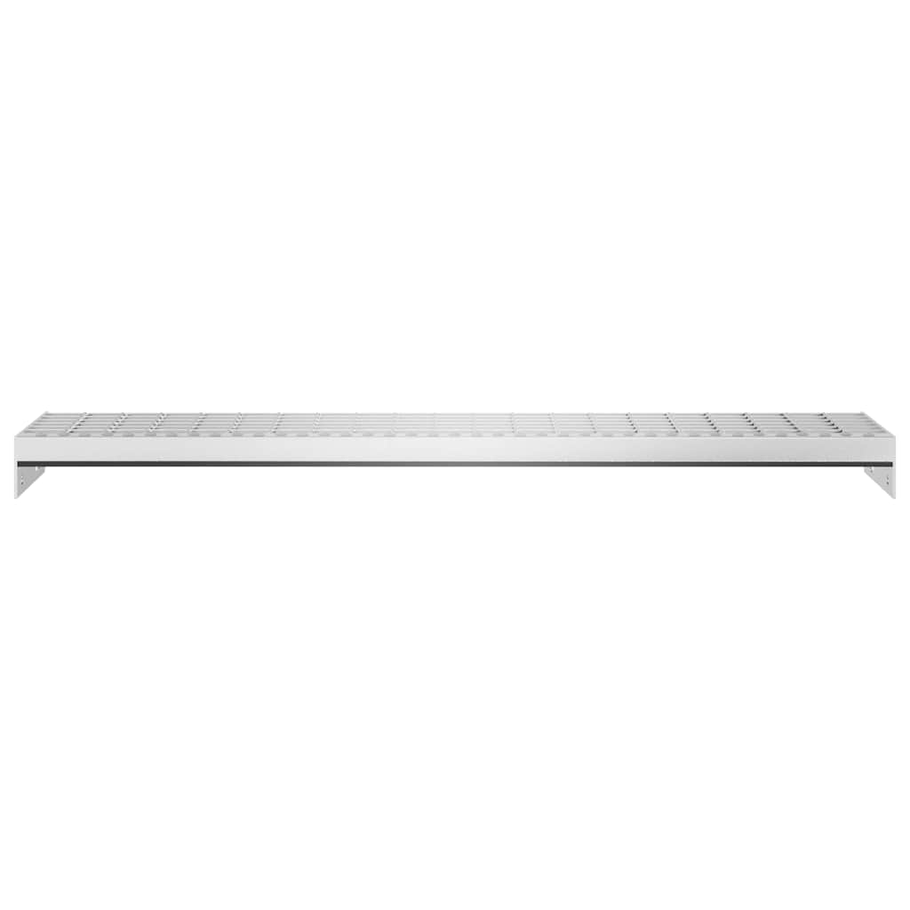 Peldaño de rejilla acero galvanizado 100x24x7 cm