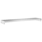 Peldaño de rejilla acero galvanizado 100x24x7 cm