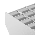 Peldaño de rejilla acero galvanizado 100x24x7 cm