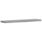 Estantes pared 2 uds madera ingeniería gris Sonoma 40x10x1,5 cm