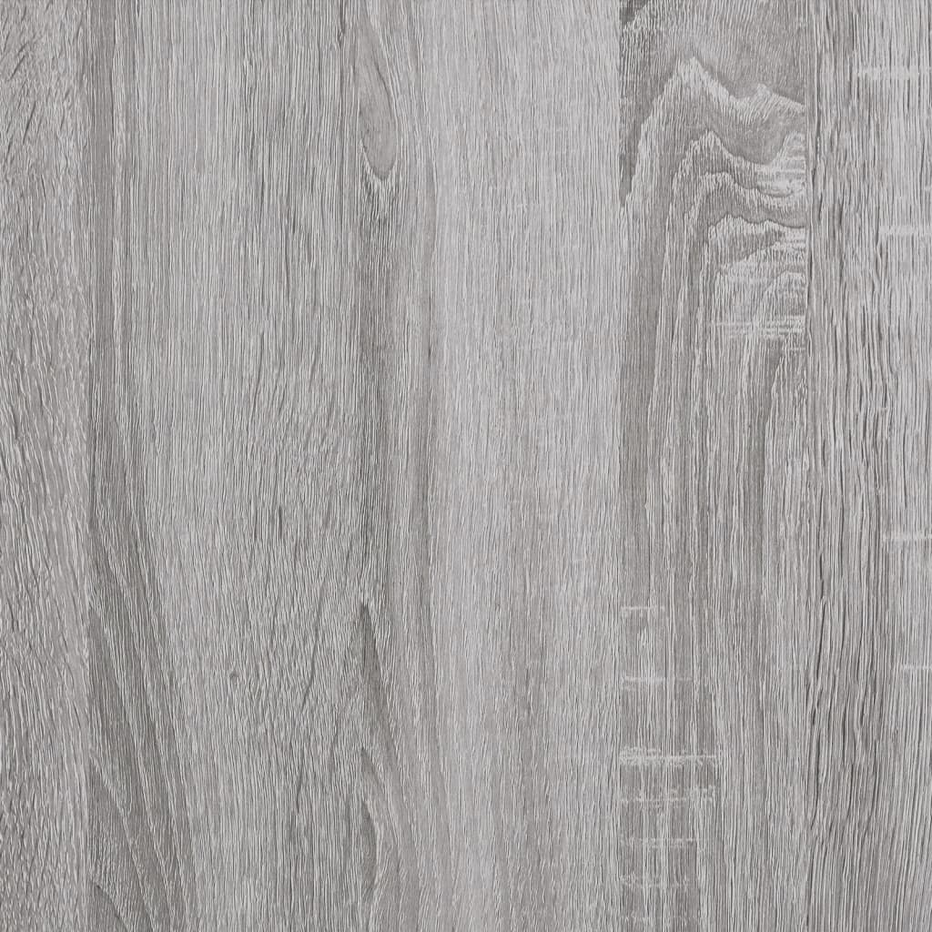 Estantes pared 2 uds madera ingeniería gris Sonoma 40x10x1,5 cm