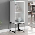 Aparador madera maciza de mango negro 40x33x75 cm