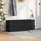 Banco almacenaje plegable lino sintético rojo tinto 76x38x38 cm