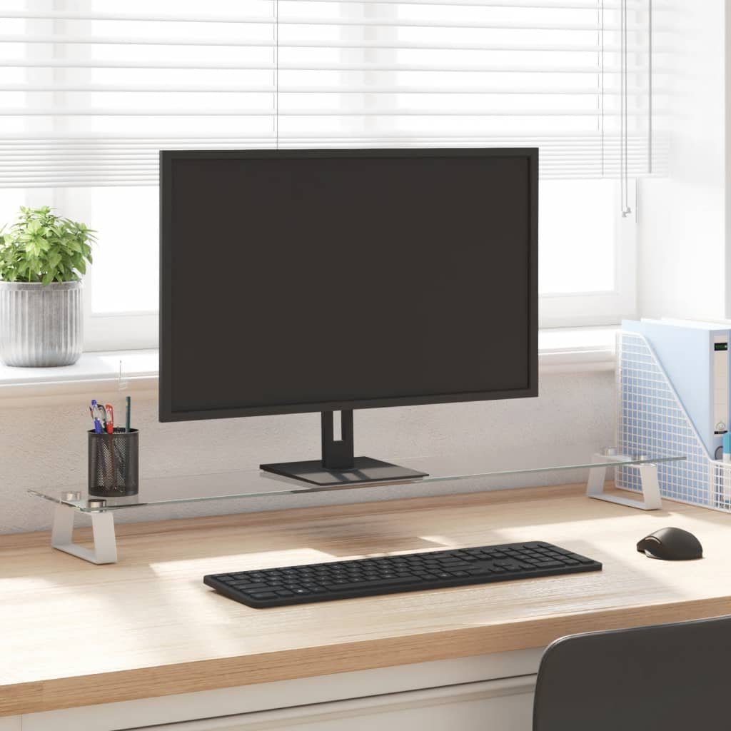 Soporte de esquina para monitor negro 49x28x10,5 cm