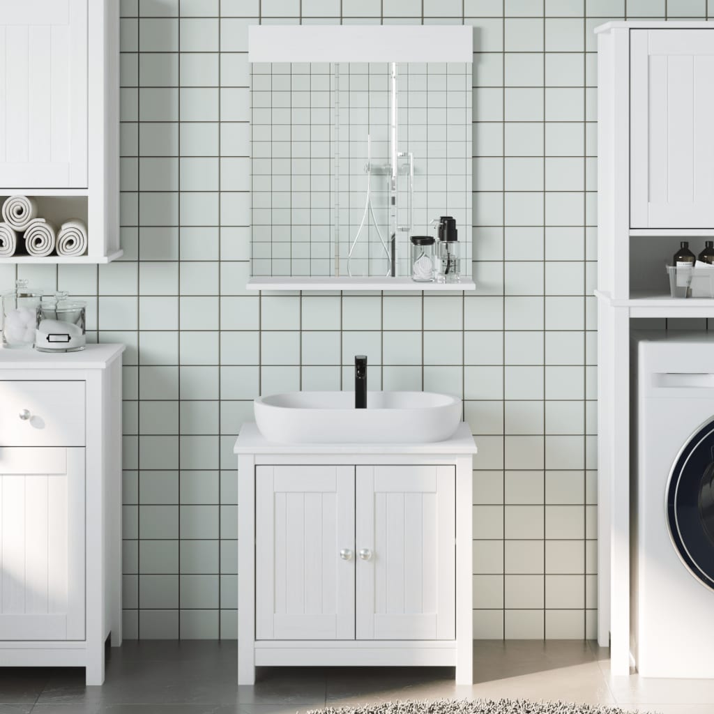 Juego de muebles de baño 5 pzas madera ingeniería roble Sonoma