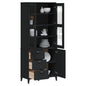 VIGO Tall Solid Pine Sideboard 78x40x175 cm
