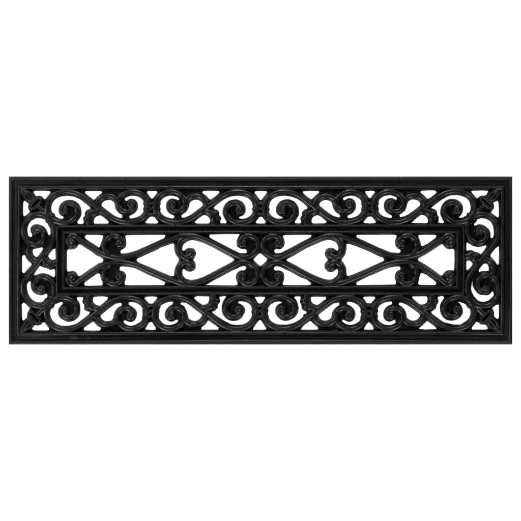 Alfombrillas de escalera de goma 10 uds goma 25x75 cm
