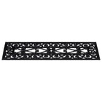 Alfombrillas de escalera de goma 10 uds goma 25x75 cm