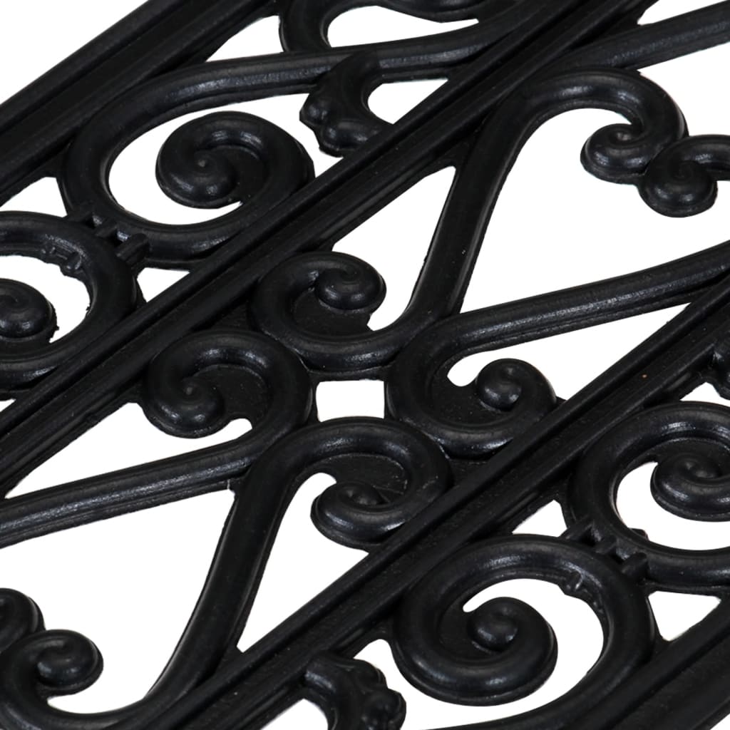 Alfombrillas de escalera de goma 10 uds goma 25x75 cm