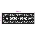 Alfombrillas de escalera de goma 10 uds goma 25x75 cm