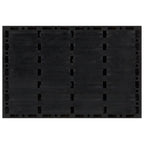 Felpudo rectangular de goma y fibra de coco 40x60 cm