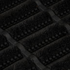 Felpudo rectangular de goma y fibra de coco 40x60 cm