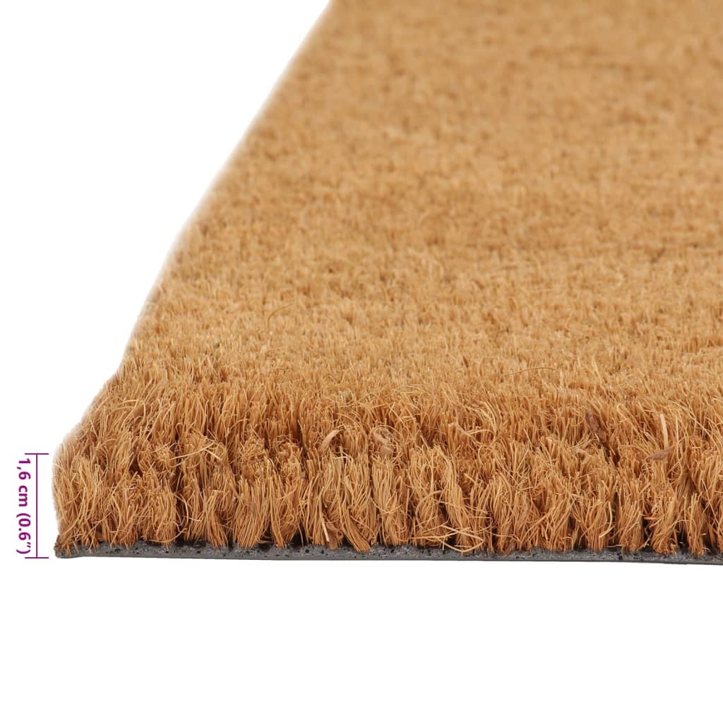 Felpudo de fibra de coco copetuda 40x60 cm