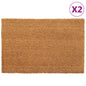 Felpudo de fibra de coco copetuda 40x60 cm