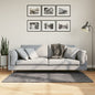 Tapete lavável de pelo curto suave HUARTE antracite 100x200cm
