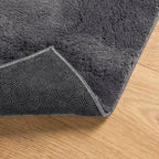 Alfombra de pelo corto suave lavable HUARTE antracita 100x200cm
