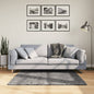 Tapete lavável de pelo curto suave HUARTE antracite 100x200cm