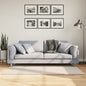 HUARTE Anthracite Washable Soft Low-Pile Rug 100x200cm