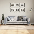 Alfombra de pelo corto suave lavable HUARTE antracita 100x200cm