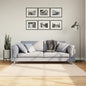 Tapete lavável de pelo curto suave HUARTE antracite 100x200cm